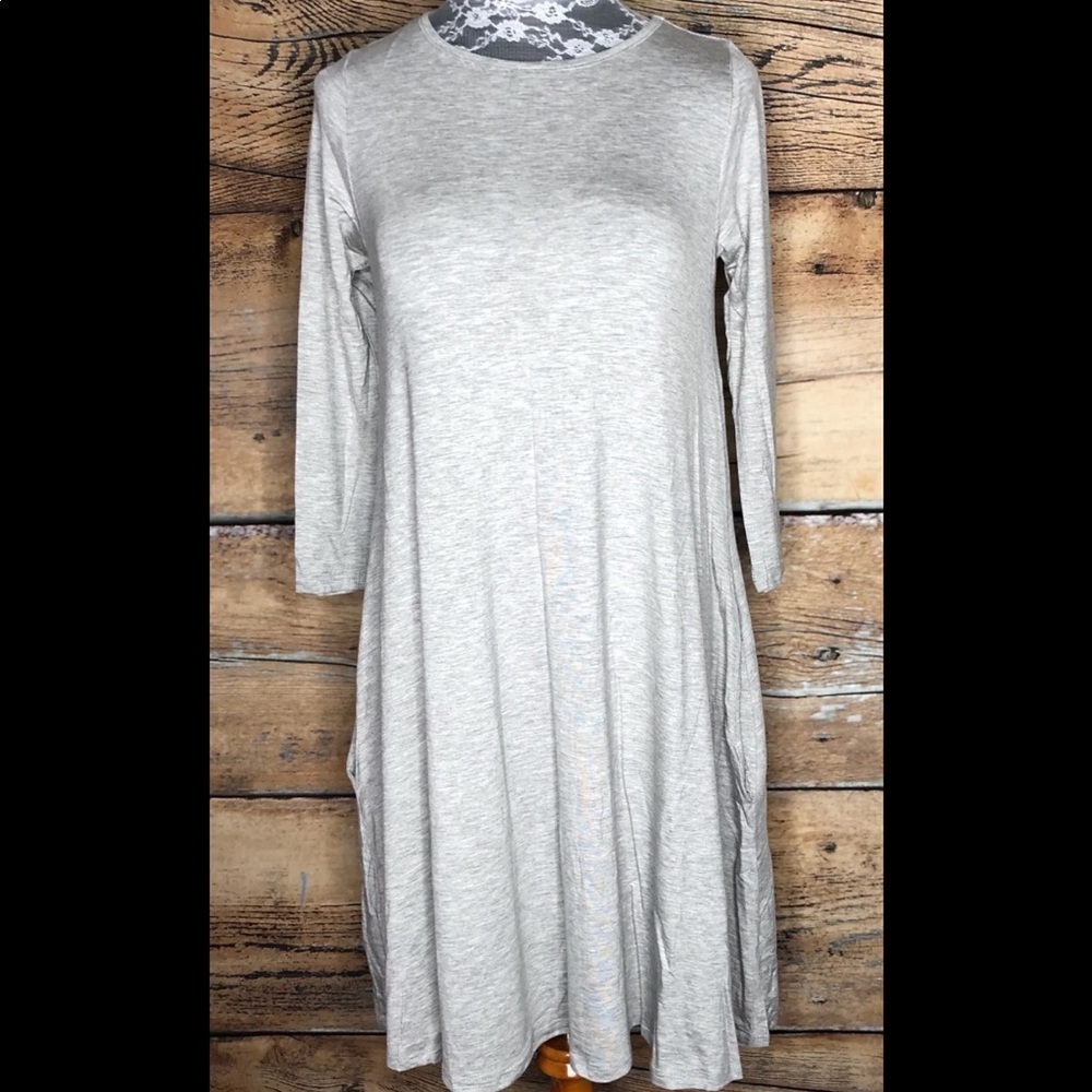 Honey & Lace Piphany Brea Heathered Gray